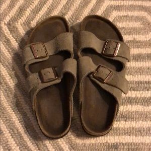 Tan Birkenstock sandal